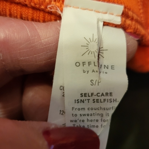 Aerie Small seamless peach cable designed legging - Picture 3 of 16